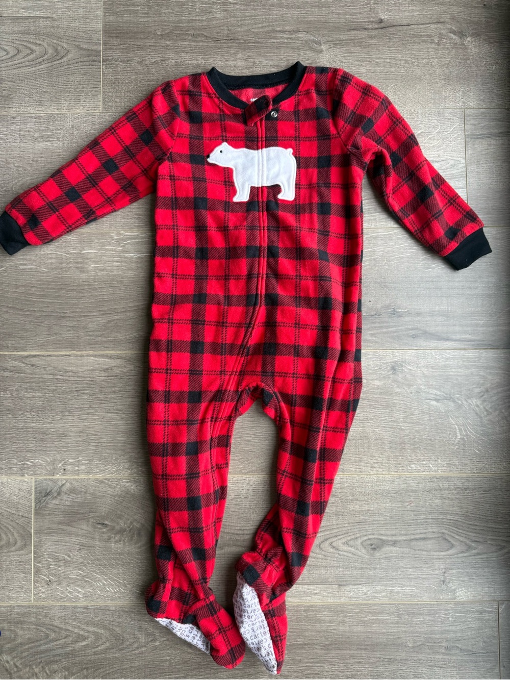 Bundle of 3 fleece footed pyjamas size 2T